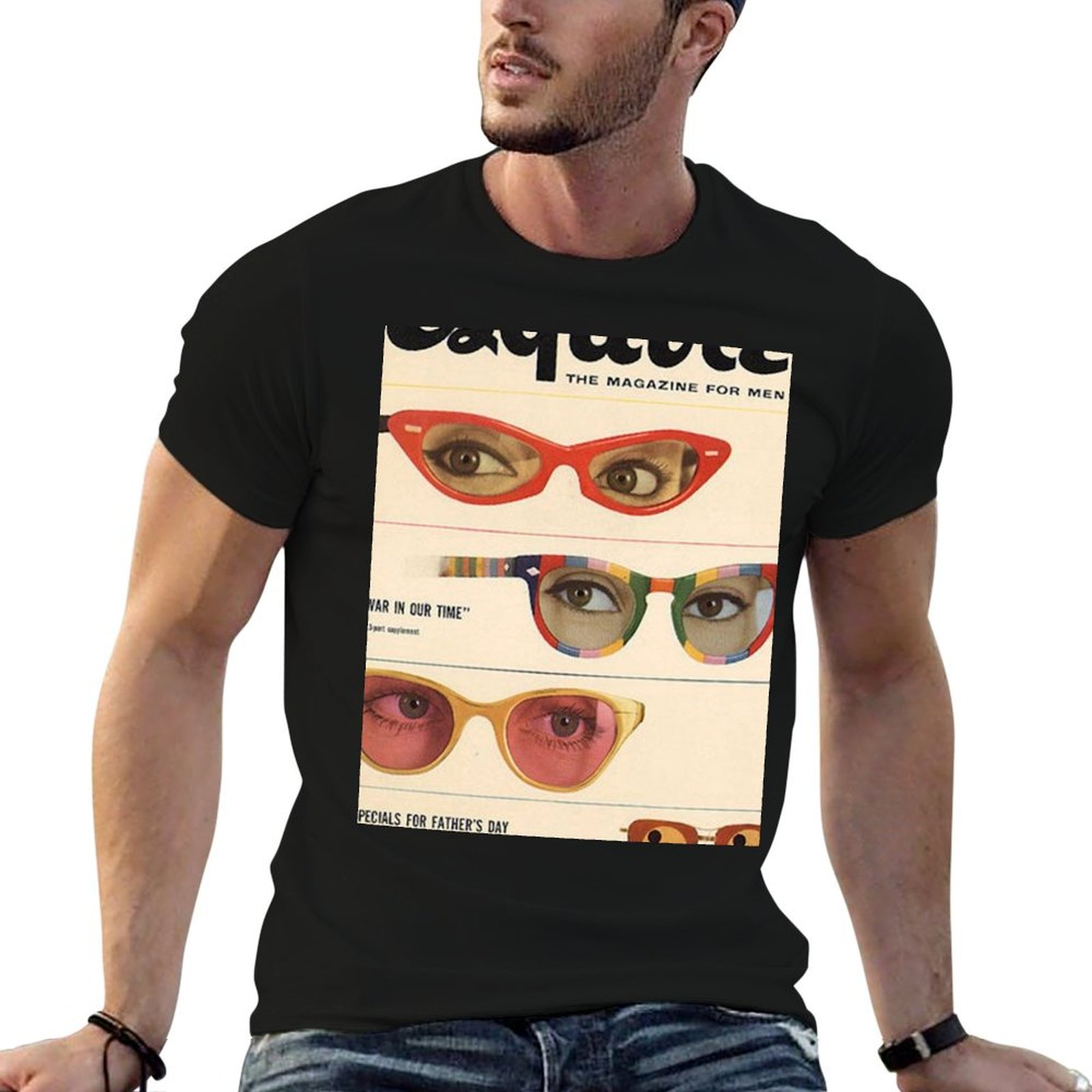 Mens Fashion Magazines - 에스콰이어 1960년대 매거진 선글라스 레트로 패션