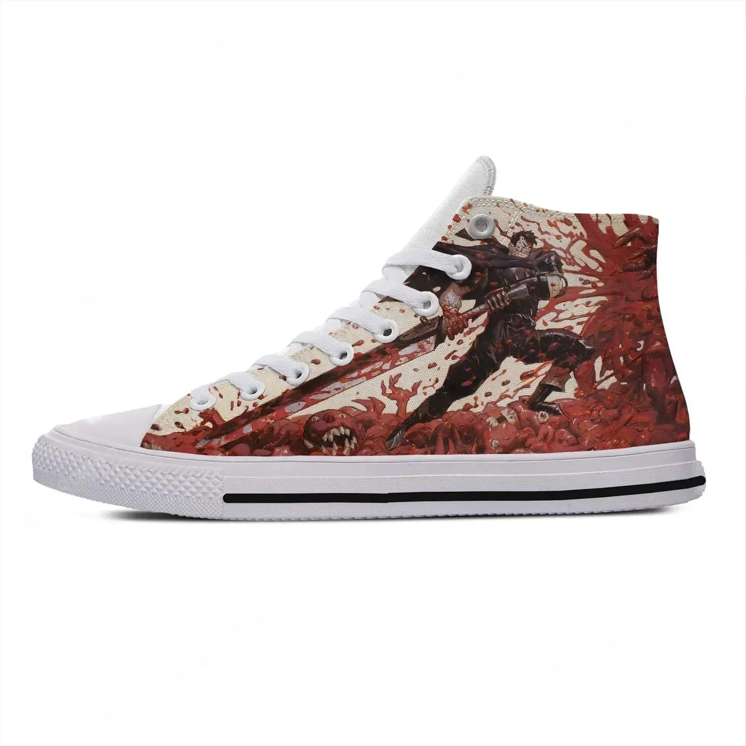 Men'S Fashion Running Shoes - Anime Berserk Guts 하이 탑 스니커즈