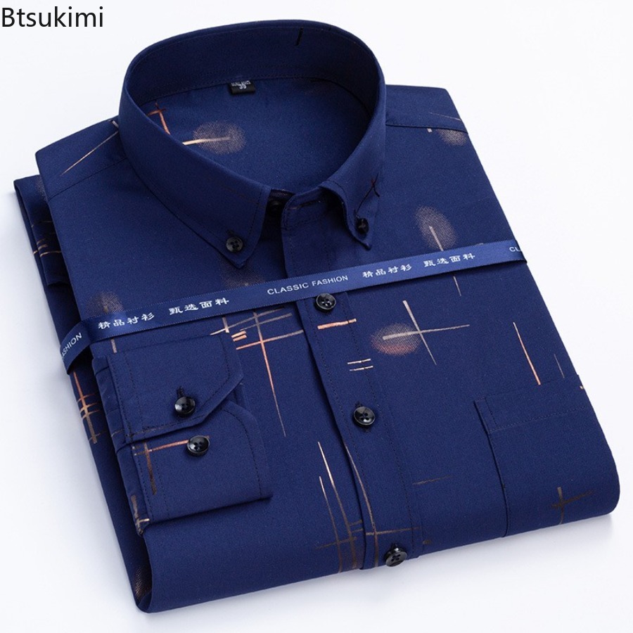 Dress Shirt Non-Iron - 최신 핫세일 남성 드레스 셔츠 봄