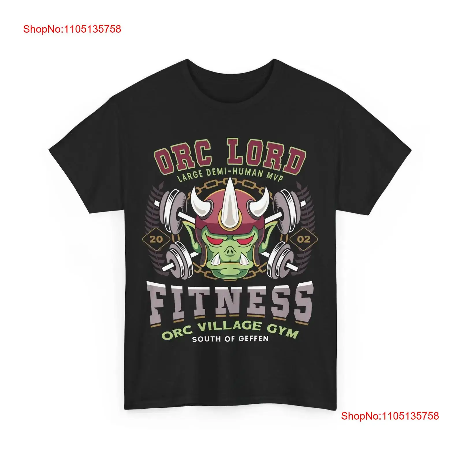 Men'S Fashion Online - Geffen Orc Village 피트니스 티셔츠 라그나로크