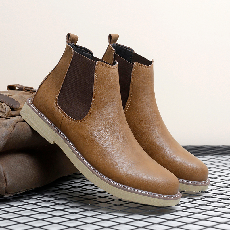 Chelsea Boots Men - 남성 플러스 사이즈 신상 하이탑 레트로