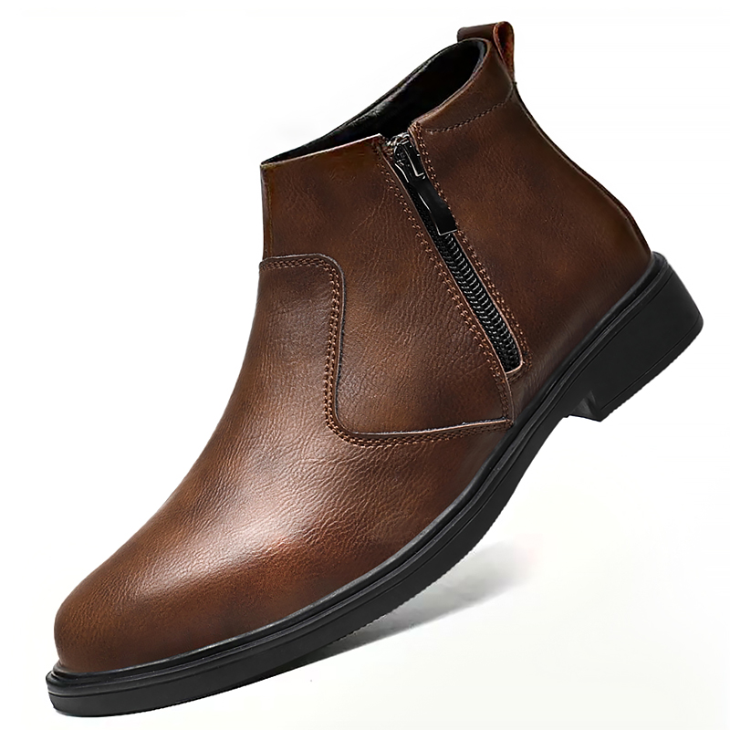 Chelsea Boots Men - 남성용 가을 겨울 신상 하이탑 가죽