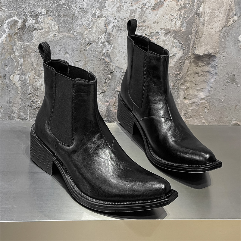 Chelsea Boots Men - 빅 사이즈 남성 패션 힙합 록