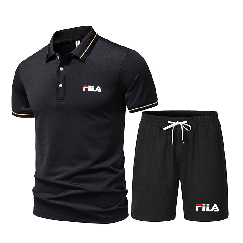 Men'S Fashion Polo Shirt - 남성용 트렌디한 2피스 스포츠 의류 캐주얼