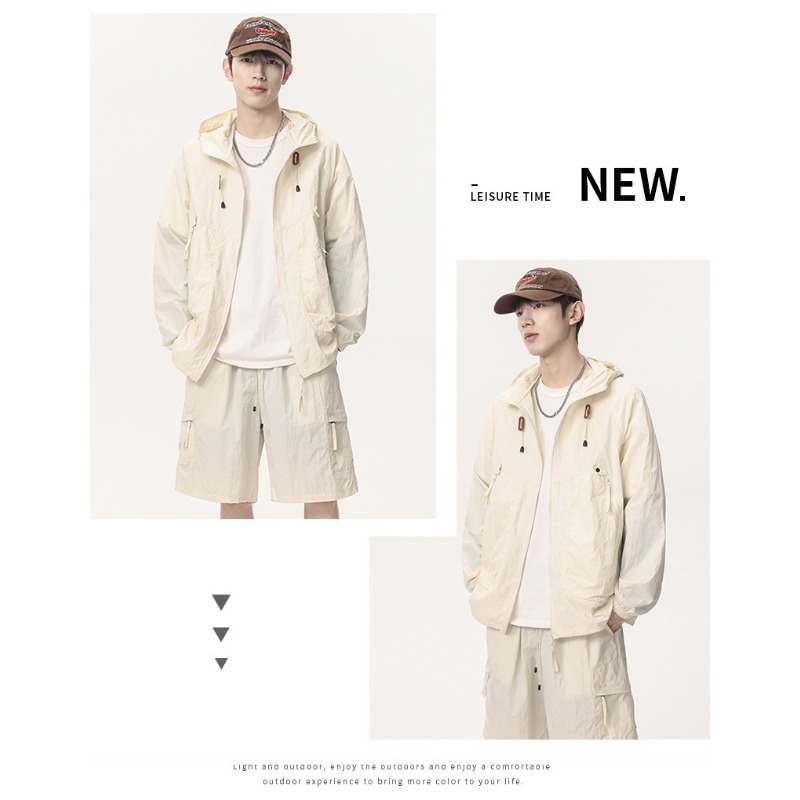 Men'S Fashion Golf Clothing - 여름 야외 골프 캐주얼 UV 방지