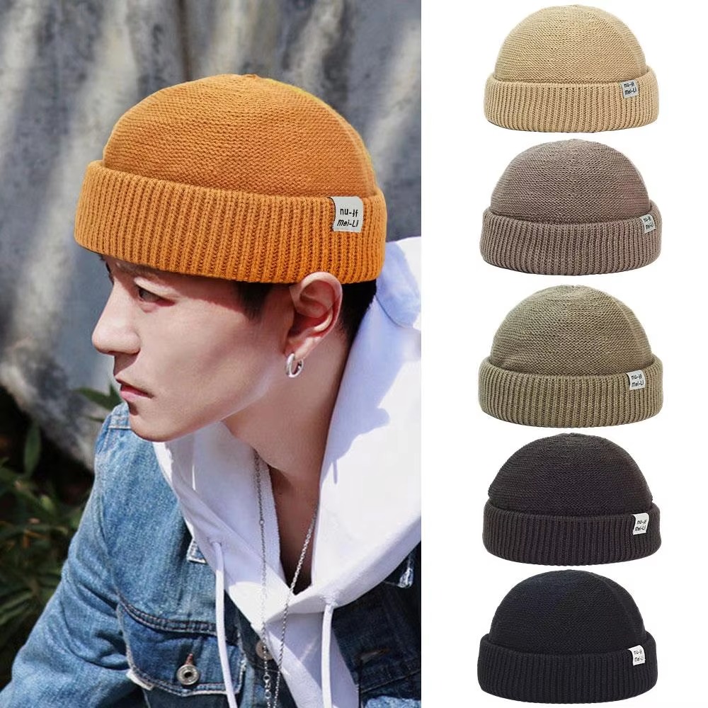 패션 울 니트 니트 비니 라운드 탑 방한 브림리스 캡  - Beanie Winter Hat 리뷰 및 가격