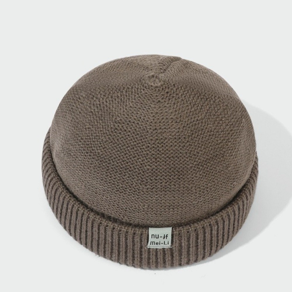 패션 울 니트 니트 비니 라운드 탑 방한 브림리스 캡  - Beanie Winter Hat 리뷰 및 가격