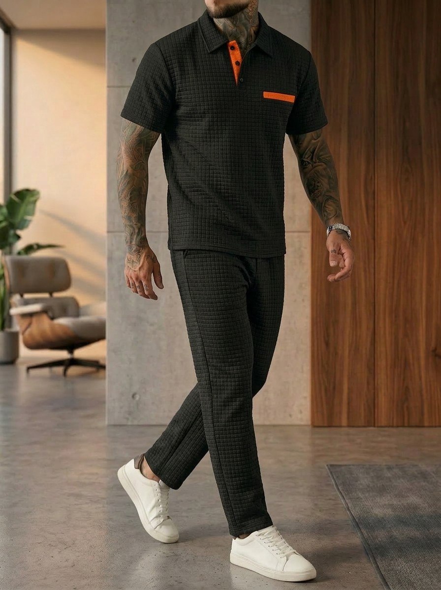 여름 신상 남성 패션 컬러 블록 카라 반팔 폴로셔츠 긴 - Men'S Fashion Polo Shirt 리뷰 및 가격