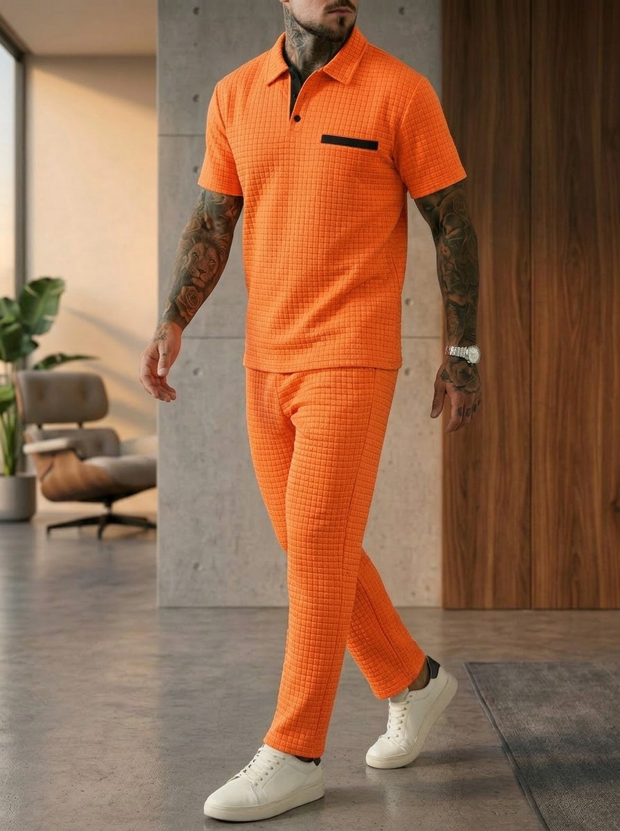 여름 신상 남성 패션 컬러 블록 카라 반팔 폴로셔츠 긴 - Men'S Fashion Polo Shirt 리뷰 및 가격