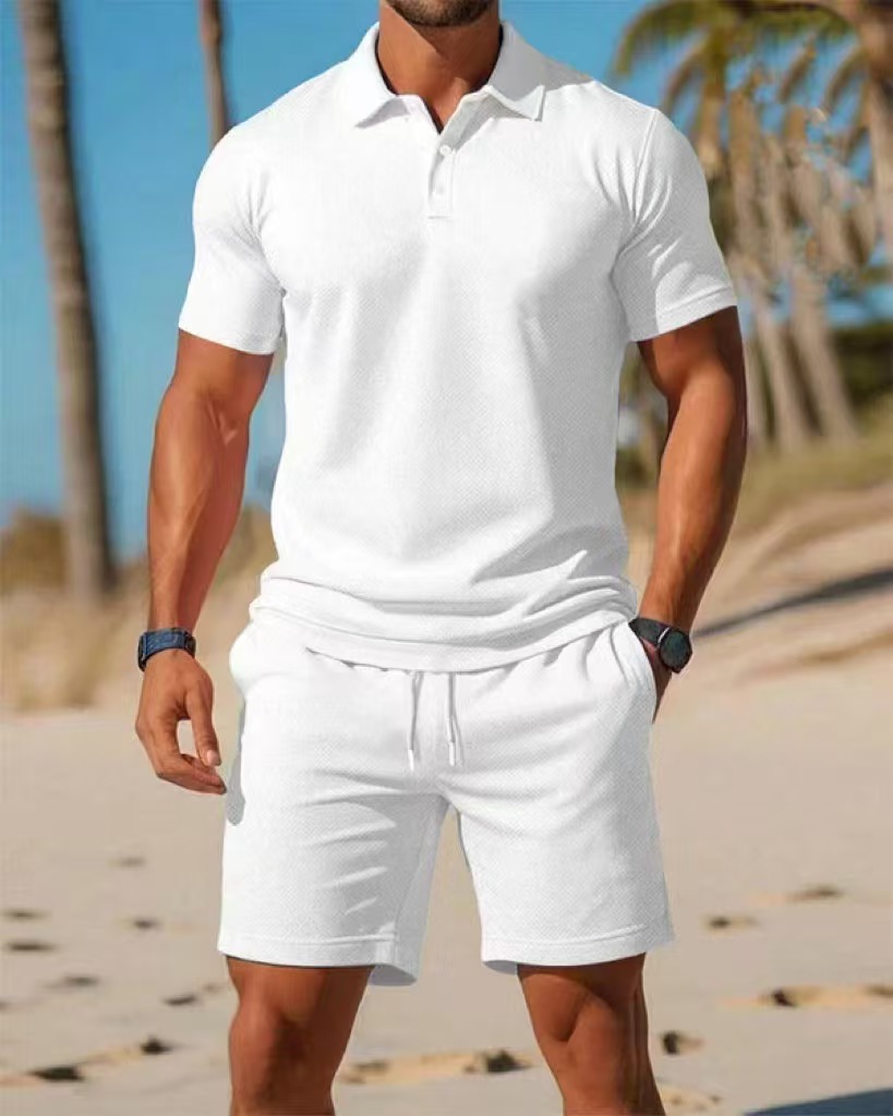 여름 캐주얼 다용도 패션 남성용 반소매 버튼다운 폴로  - Men'S Fashion Polo Shirt 리뷰 및 가격