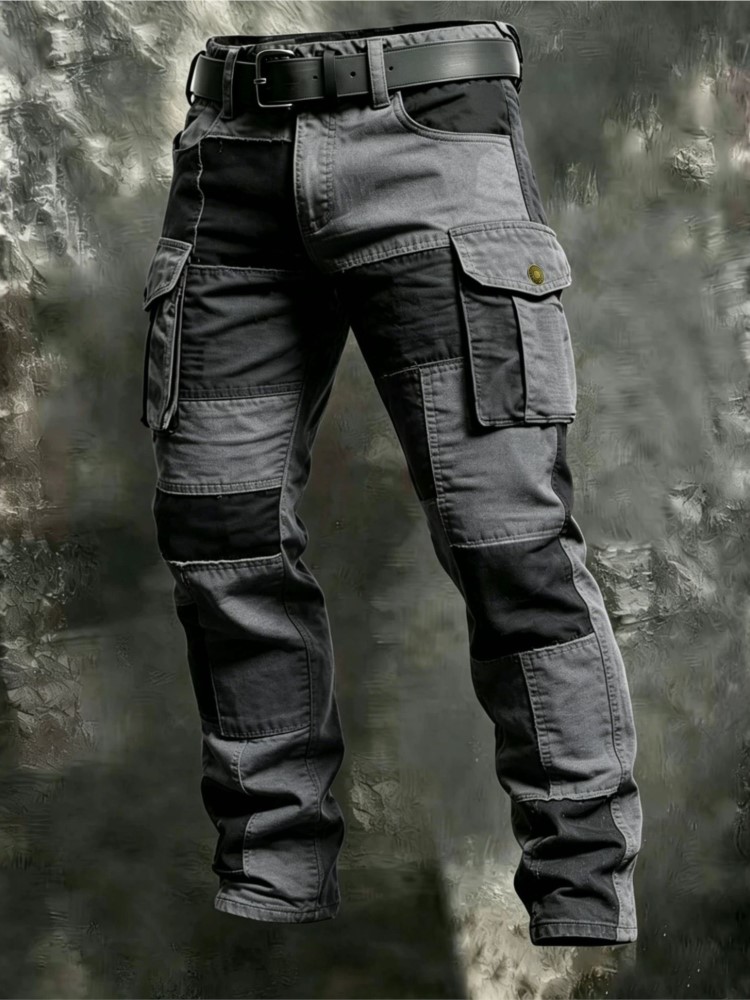 코튼 남성 카고 바지 카키 캐주얼 남성 전술 조거 카고 - Mens Fashion Cargo Pants 리뷰 및 가격