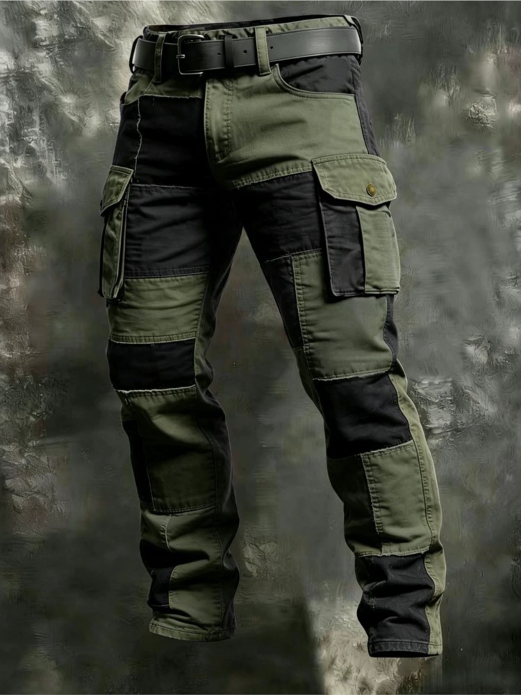 코튼 남성 카고 바지 카키 캐주얼 남성 전술 조거 카고 - Mens Fashion Cargo Pants 리뷰 및 가격