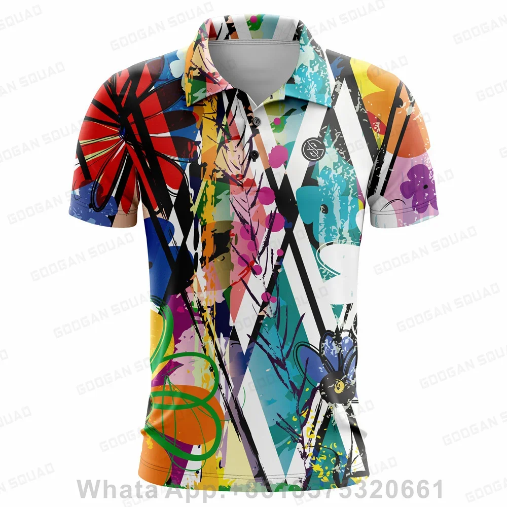 최고급 새 여름 브랜드 남성 골프 폴로 셔츠 야외 짧은 - Men'S Fashion Golf Clothing 리뷰 및 가격