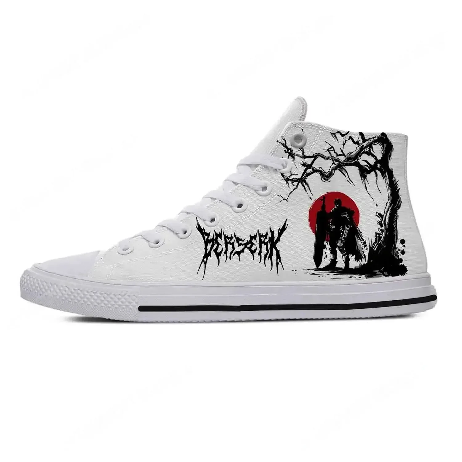 Anime Berserk Guts 하이 탑 스니커즈 남 - Men'S Fashion Running Shoes 리뷰 및 가격