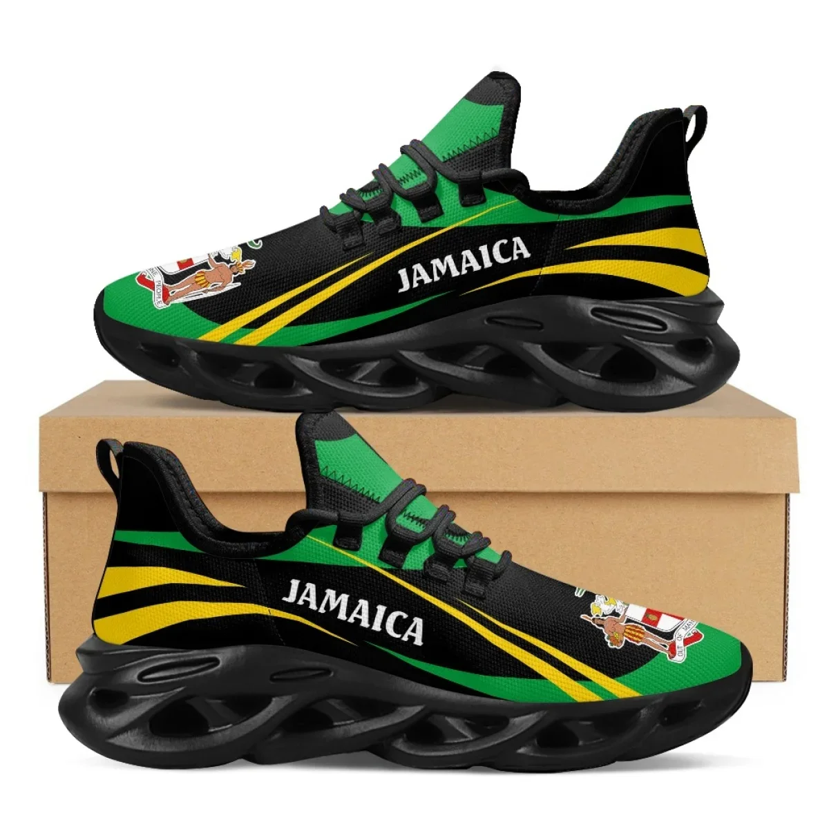 자메이카 국기 프린트 신발 남성 스니커즈 2022 블레 - Men'S Fashion Running Shoes 리뷰 및 가격