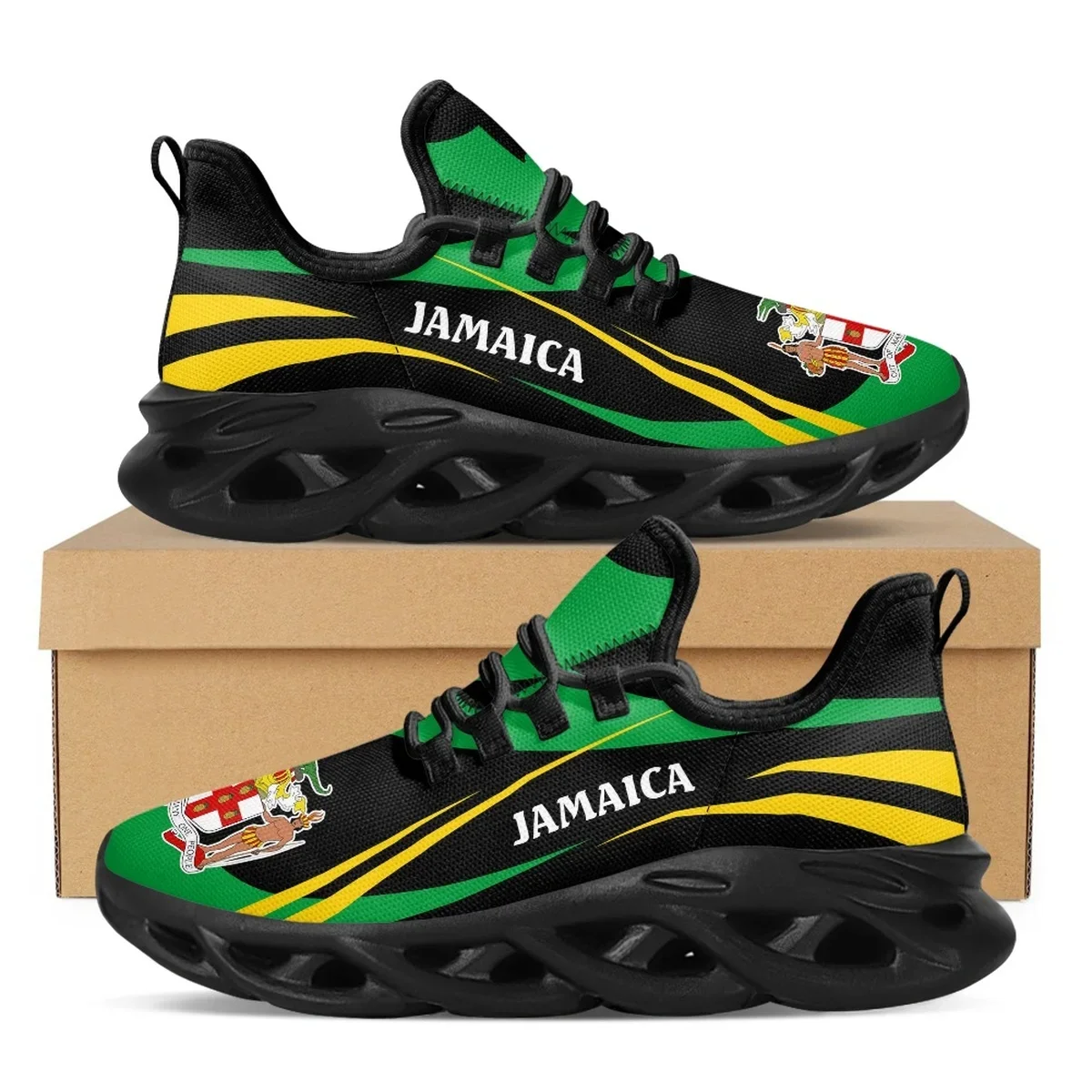자메이카 국기 프린트 신발 남성 스니커즈 2022 블레 - Men'S Fashion Running Shoes 리뷰 및 가격