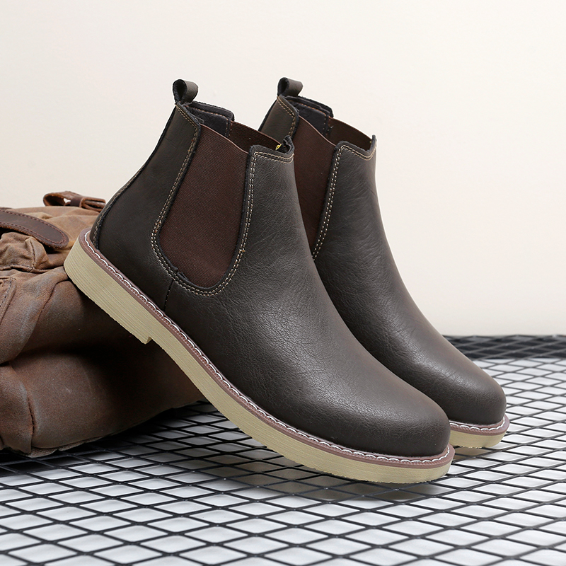 남성 플러스 사이즈 신상 하이탑 레트로 캐주얼 스타일  - Chelsea Boots Men 리뷰 및 가격