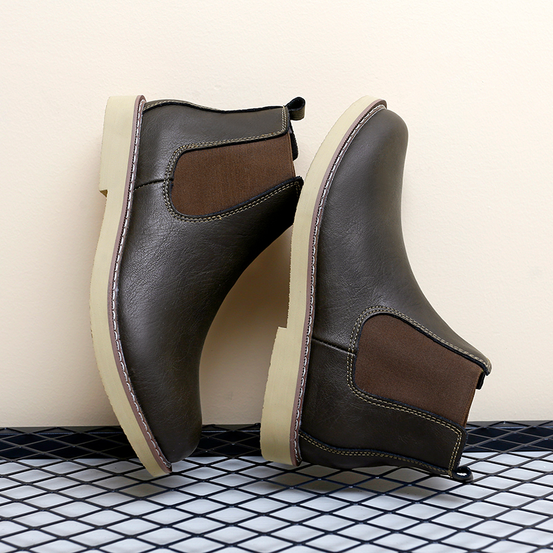 남성 플러스 사이즈 신상 하이탑 레트로 캐주얼 스타일  - Chelsea Boots Men 리뷰 및 가격