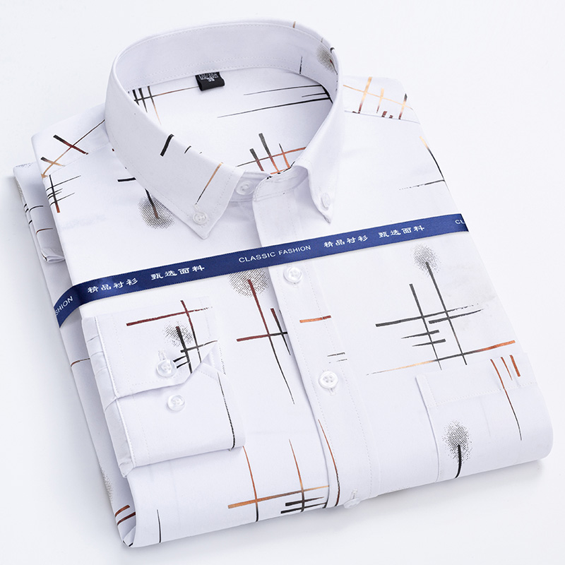 남성용 긴팔 체크 셔츠, 다리미 주름 방지, 얇고 쉬운 - Dress Shirt Non-Iron 리뷰 및 가격