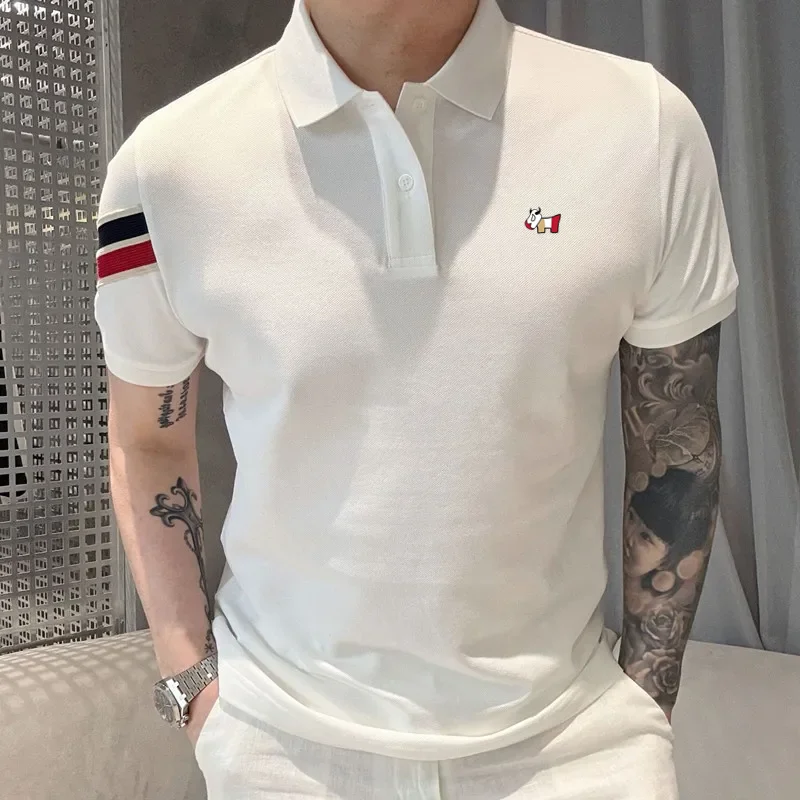 골프 탑 남성 골프웨어 여름 신작 폴로 셔츠 패션 비즈 - Men'S Fashion Golf Clothing 리뷰 및 가격