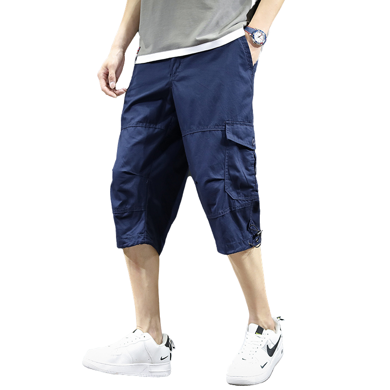 남성용 카고 반바지 새로운 여름 패션 솔리드 컬러 통기 - Mens Fashion Cargo Pants 리뷰 및 가격