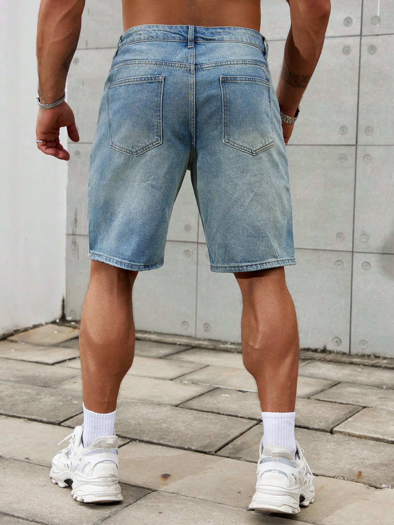 남성용 찢어진 짧은 청바지 브랜드 의류, 버뮤다 여름  - Men'S Fashion Jeans 리뷰 및 가격
