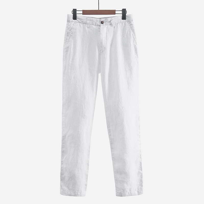 일본 스타일 심플 남성 린넨 캐주얼 팬츠 루즈핏 통기성 - Men'S Fashion Linen Pants 리뷰 및 가격