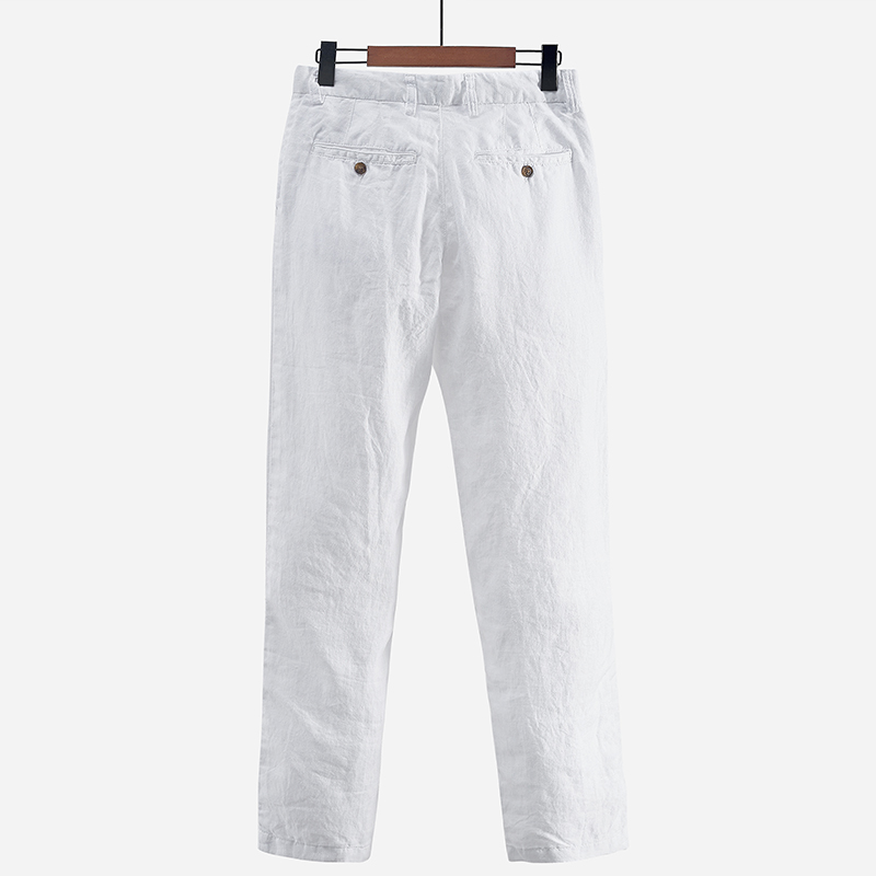 일본 스타일 심플 남성 린넨 캐주얼 팬츠 루즈핏 통기성 - Men'S Fashion Linen Pants 리뷰 및 가격