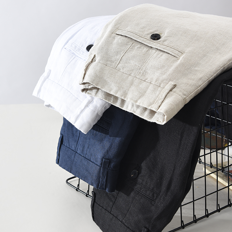 일본 스타일 심플 남성 린넨 캐주얼 팬츠 루즈핏 통기성 - Men'S Fashion Linen Pants 리뷰 및 가격