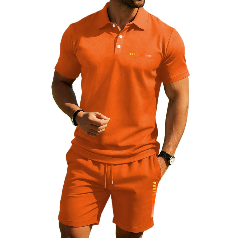PARIS 프린트 남성용 고급 여름 폴로 셔츠, 속건성 - Men'S Fashion Polo Shirt 리뷰 및 가격