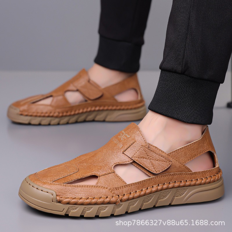 홀슈즈 남성 여름 신상 수제 온라인 캐주얼 통풍성 가죽 - Men'S Fashion Online 리뷰 및 가격