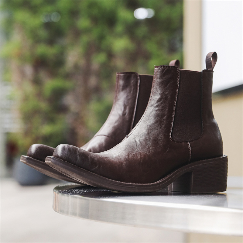 빅 사이즈 남성 패션 힙합 록 하이 첼시 부츠 블랙 브 - Chelsea Boots Men 리뷰 및 가격