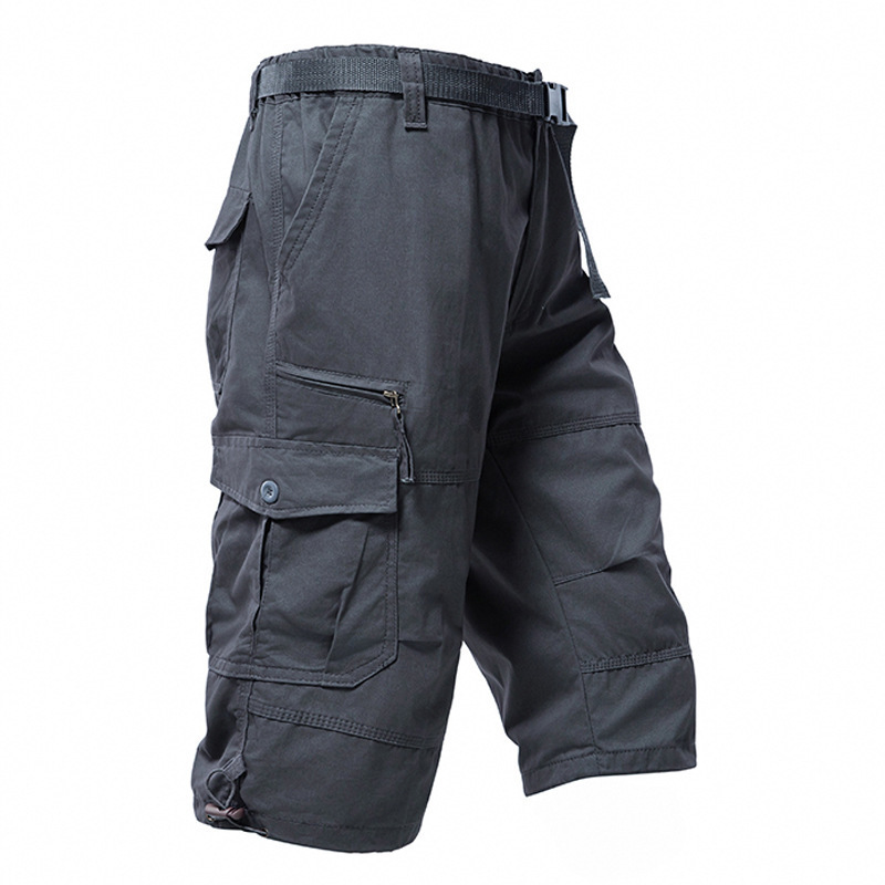 남성용 코튼 3/4 팬츠 루즈핏 플러스 사이즈 멀티 포 - Mens Fashion Cargo Pants 리뷰 및 가격