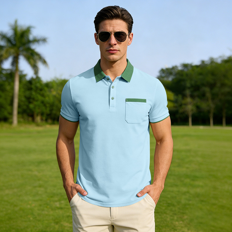 2026년 여름 남성 유럽 아메리칸 캐주얼 버튼 폴로  - Men'S Fashion Polo Shirt 리뷰 및 가격