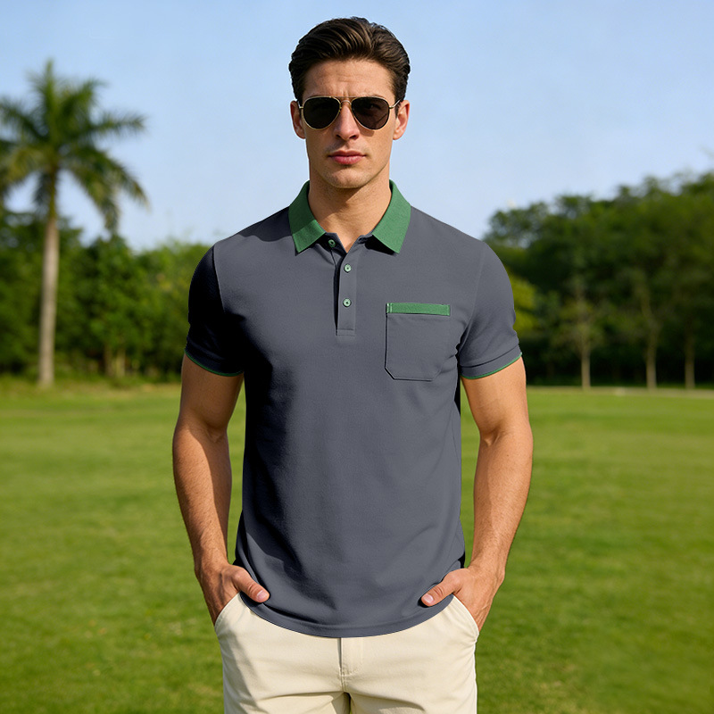 2026년 여름 남성 유럽 아메리칸 캐주얼 버튼 폴로  - Men'S Fashion Polo Shirt 리뷰 및 가격