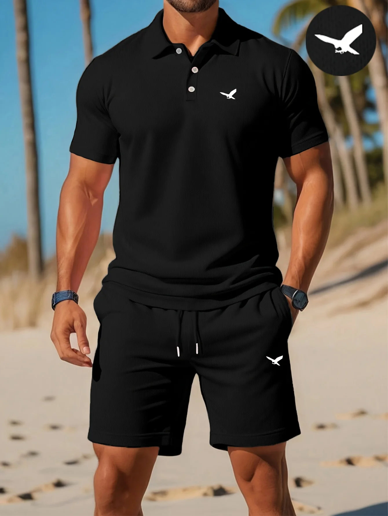 여름 신작 남성용 폴로 셔츠 세트 캐주얼 스포티하고 멋 - Men'S Fashion Polo Shirt 리뷰 및 가격