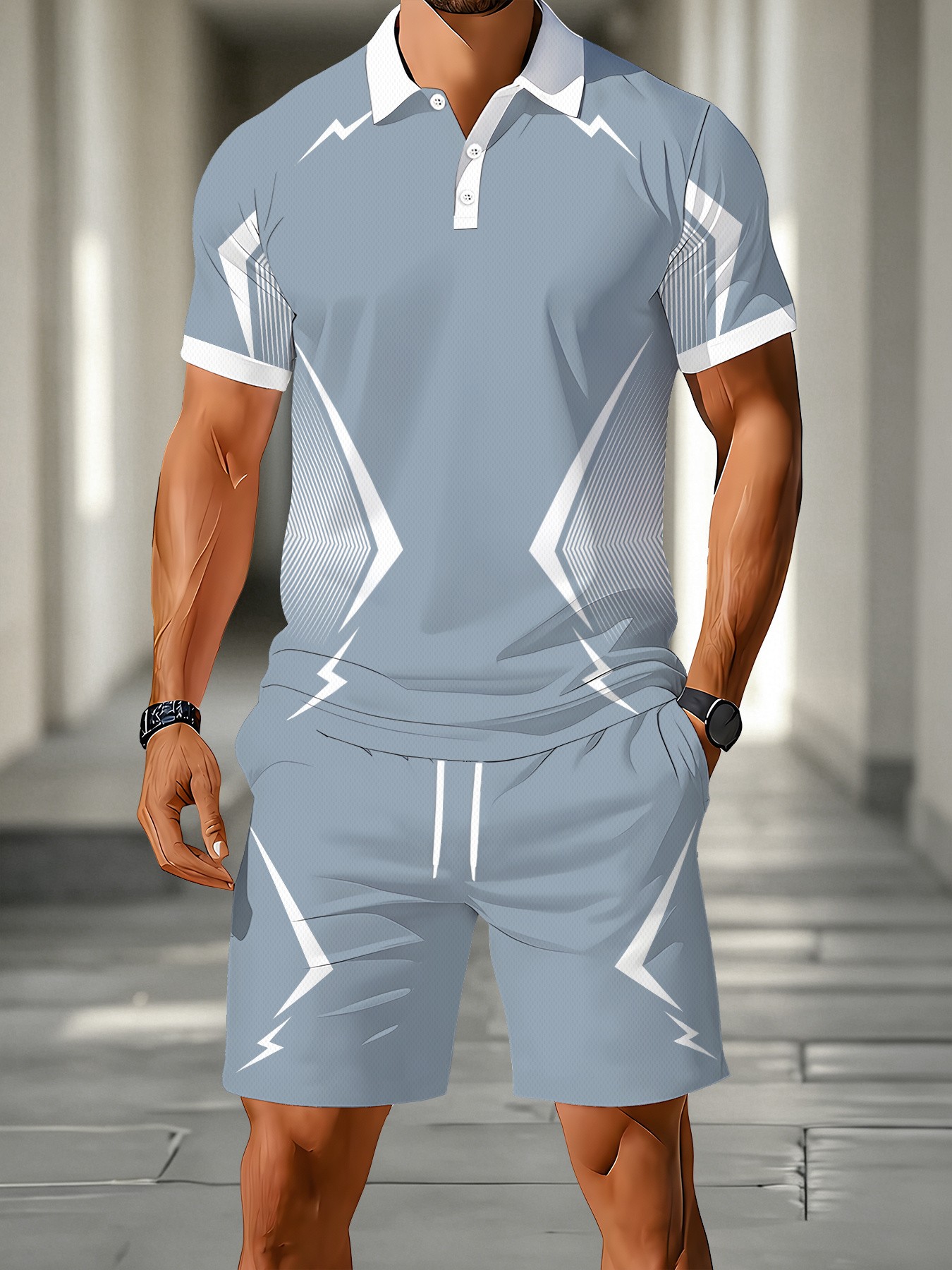 2026년 여름 미국 남성용 폴로 셔츠 세트 (야외 스 - Men'S Fashion Polo Shirt 리뷰 및 가격