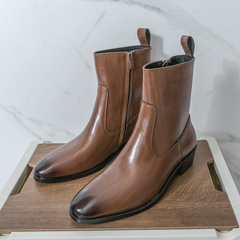 신상 영국 스타일 첼시 롱 부츠 남성용 블랙 럭셔리 브 - Chelsea Boots Men 리뷰 및 가격