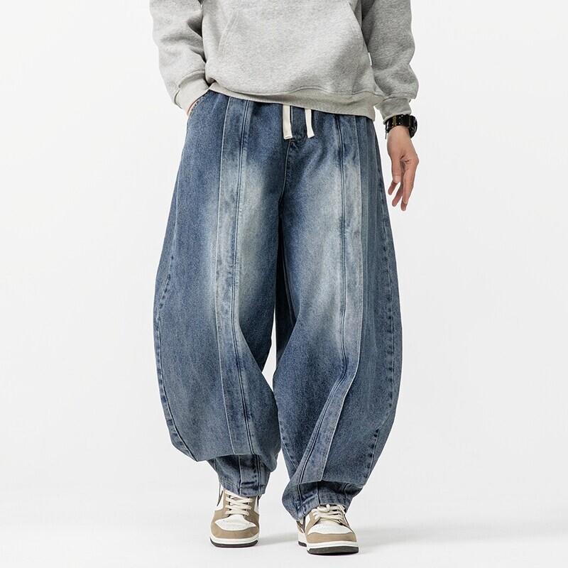 2025 새로운 빈티지 하렘 바지 남성 느슨한 힙합 데 - Men'S Fashion Linen Pants 리뷰 및 가격