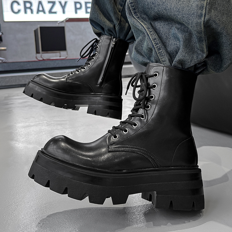 영국 스타일 남성 캐주얼 무대 나이트클럽 하이 모터사이 - Chelsea Boots Men 리뷰 및 가격