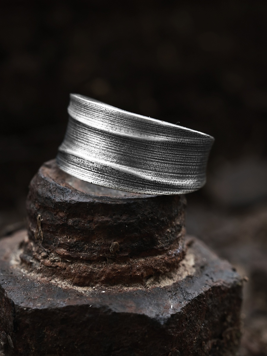 오리지널 인수 와이드 밴드 링 남성용 999 순은 싱글 - Men'S Fashion Rings 리뷰 및 가격