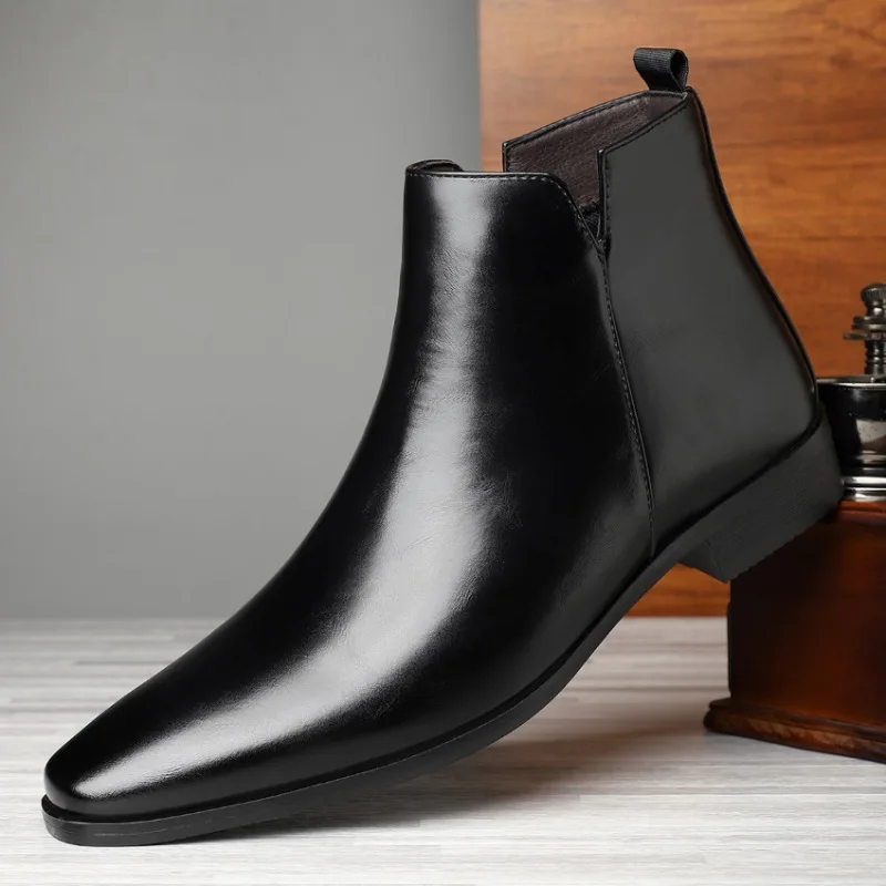 새로운 남성 부츠 클래식 첼시 부츠 럭셔리 하이 탑 가 - Chelsea Boots Men 리뷰 및 가격
