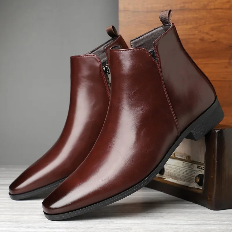 새로운 남성 부츠 클래식 첼시 부츠 럭셔리 하이 탑 가 - Chelsea Boots Men 리뷰 및 가격