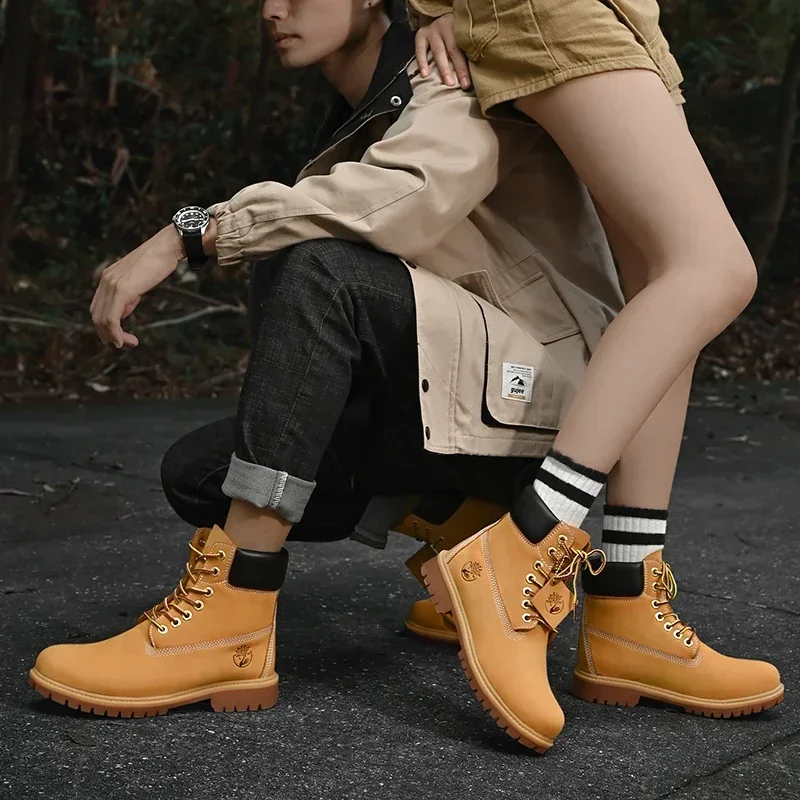 남성용 하이탑 부츠 고품질 여성 가죽 신발 패션 아웃도 - Mens Fashion Week 리뷰 및 가격