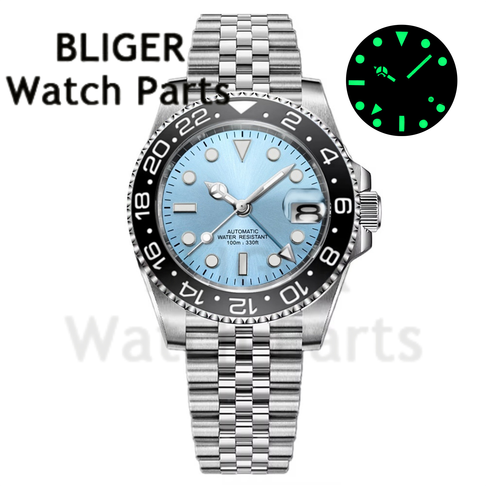 커스텀 패션 GMT 40mm 남성용 NH34 기계식 손 - Men'S Fashion Zone 리뷰 및 가격