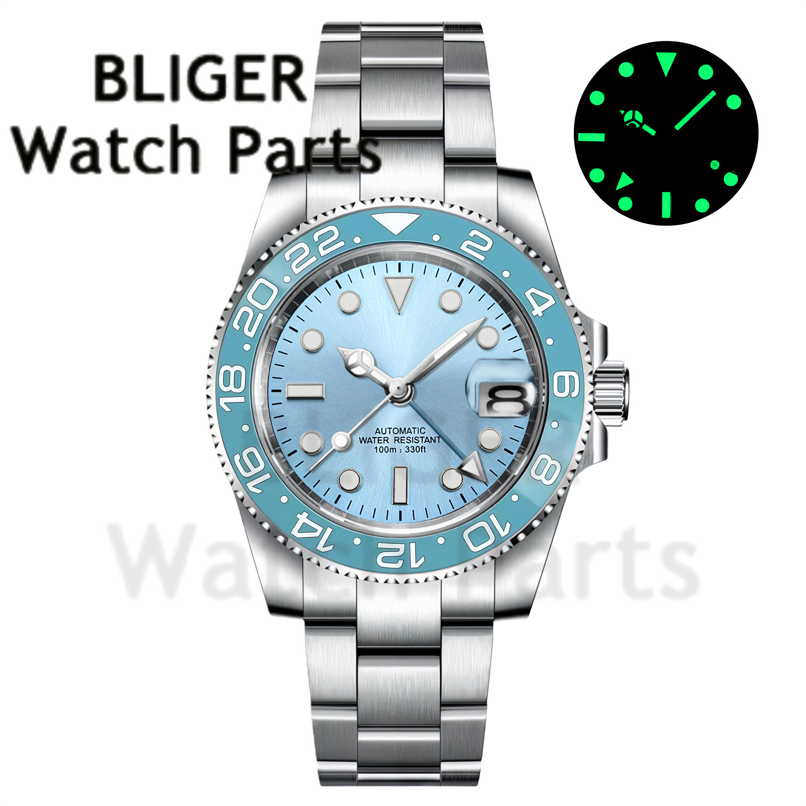 커스텀 패션 GMT 40mm 남성용 NH34 기계식 손 - Men'S Fashion Zone 리뷰 및 가격